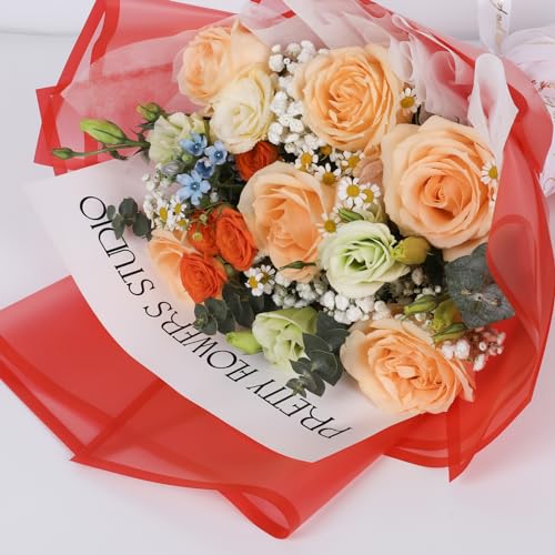 20 Sheets Flower Wrapping Paper (20 Count)