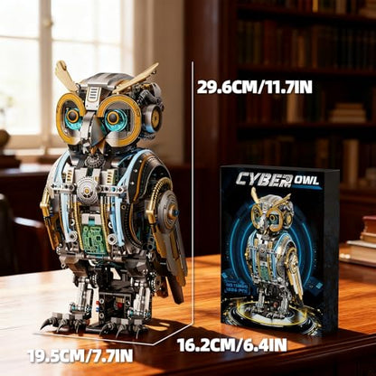 Mechanical Owl Building Blocks Hand