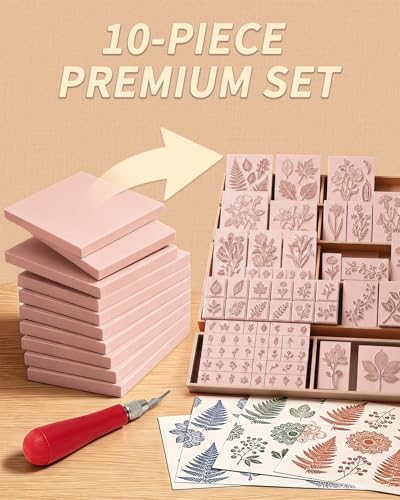 Rubber Linoleum Blocks for Printmaking