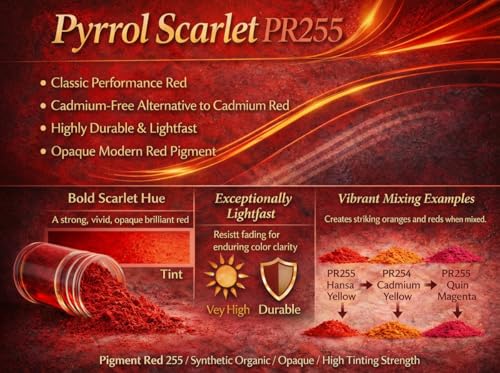 Pyrrol Scarlet Pigment (16 Ounce)