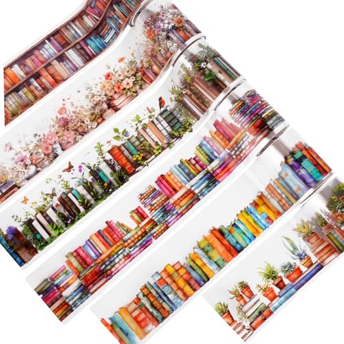 6 Rolls PET Tape Stickers for Journaling (6 Count)