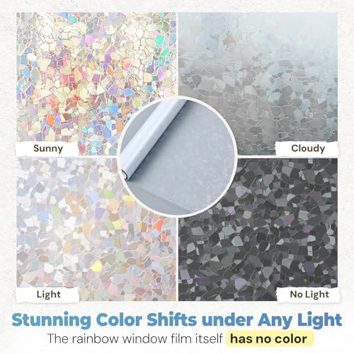 Stained Glass Window Privacy Film (1380.125 sq inches sq inches)