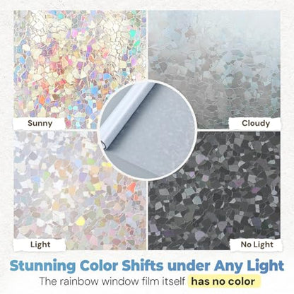 Stained Glass Window Privacy Film (1380.125 sq inches sq inches)