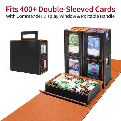 Commander Deck Box For Mtg Fits 400+ Double