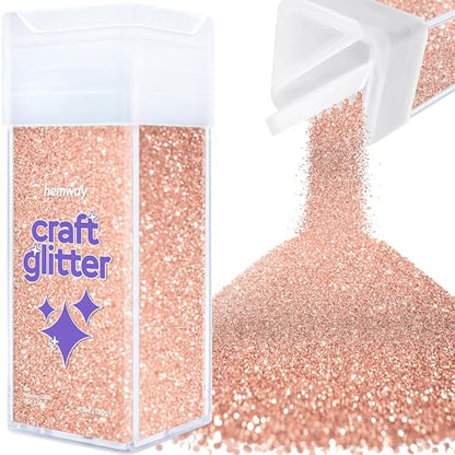 Craft Glitter Shaker Rose Gold 130g Microfine (4.6 Ounce)