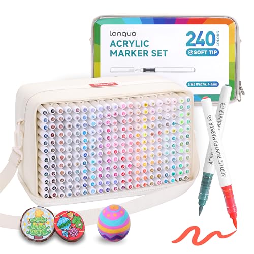 240 Colors Acrylic Paint Markers (240 Count)
