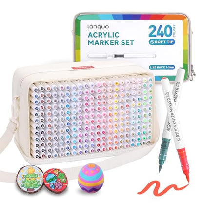 240 Colors Acrylic Paint Markers (240 Count)