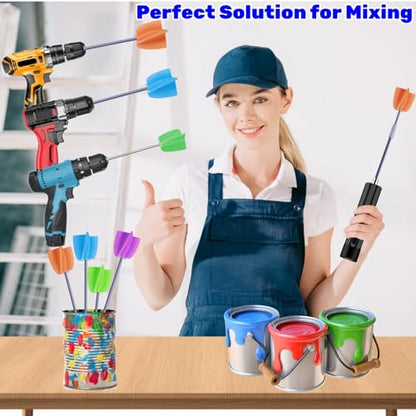 3 Sizes 6 Pack Paint Mixer (4 Count)