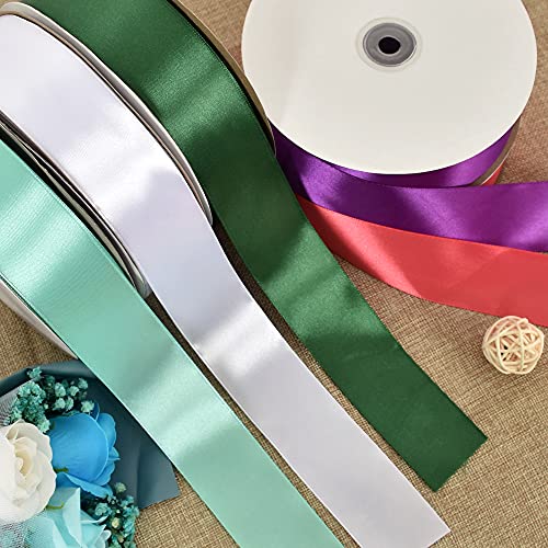 100 Yard Teal Satin Ribbon 1