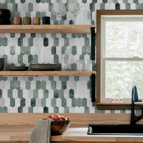 10 Sheet Peel and Stick Backsplash (9.68 Sq Ft)