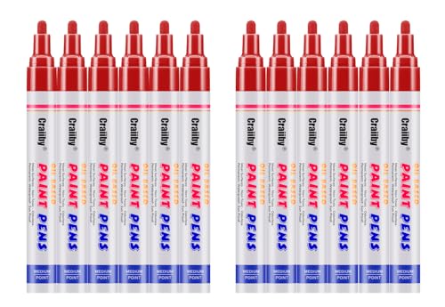 Red Paint Markers (12 Count)