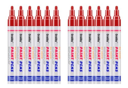 Red Paint Markers (12 Count)