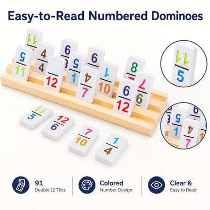 Mexican Train Dominoes Double 12