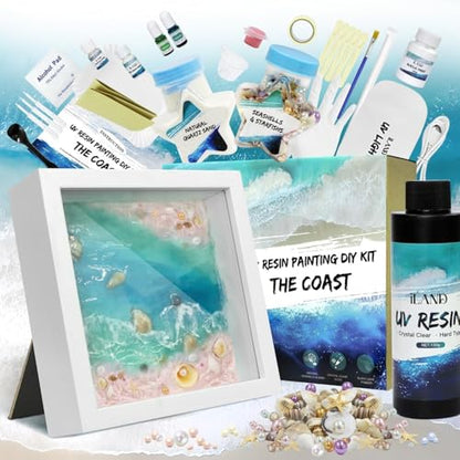 Crafts for Adults Zen Ocean Resin Art Kit