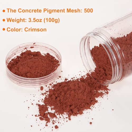 Iron Oxide Powder Concrete Pigment 500 Mesh 3.5oz (28.2 Ounce)
