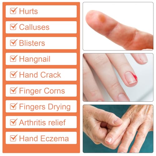 20 Pcs Gel Finger Support Protector Caps Gloves (20 Count)
