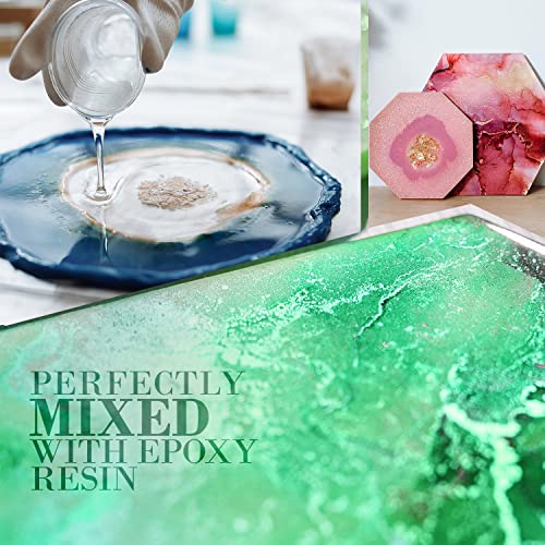 Emerald Green Mica Powder for Epoxy Resin 56g (2 Ounce)