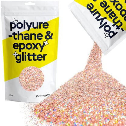 Resin Glitter Rose Gold Holographic 100g Fine (3.5274 Ounce)