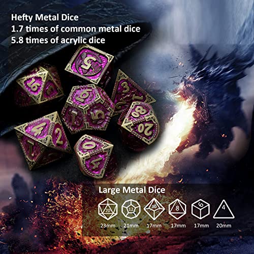 Metal DND Dice Set