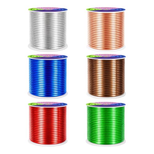 13 GA Green Brown Red Assorted Anodized Aluminum Craft Wire