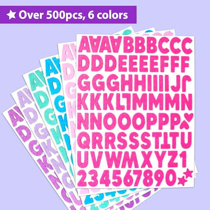 500+ Felt Letter Stickers for Kids Ages 3+