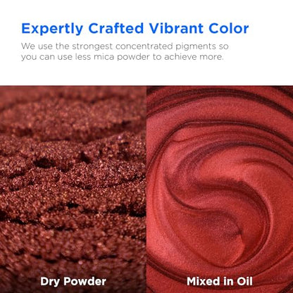 Mica Powder Color Pigment Jar (3.5274 Ounce)