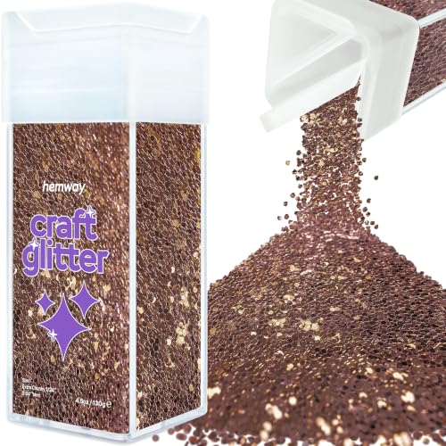 Craft Glitter Shaker Bronze Brown 110g Extra Chunky (4.6 Ounce)