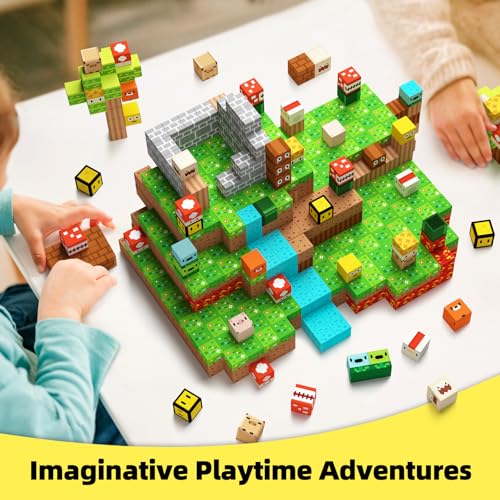 100PCS Magnetic Building Blocks for Boys Girls 3+