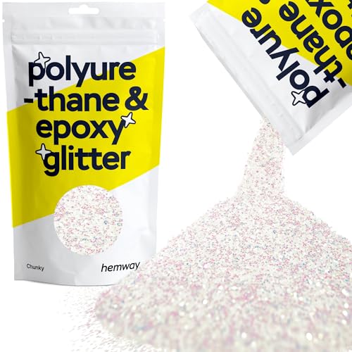Resin Glitter Mother of Pearl Iridescent 100g Chunky (3.5 Ounce)