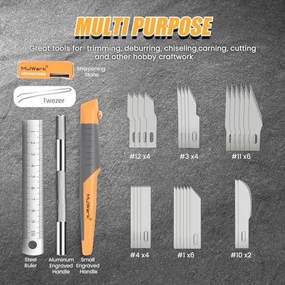 32 Piece Precision Hobby Knife Set