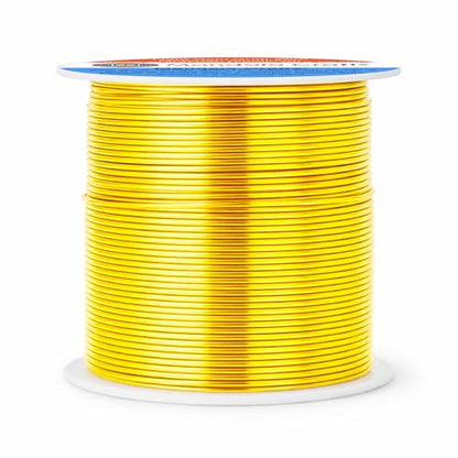 20 Gauge Light Gold Tone Anodized Aluminum Craft Wire 100 FT (100 Foot)