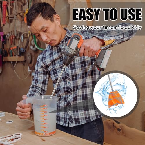 11" 6 Pcs Paint Stirrer for Drill (6 Count)