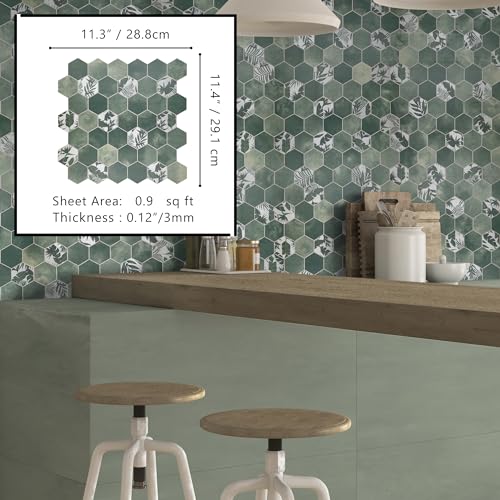 10 Sheet Peel and Stick Backsplash (9 Sq Ft)