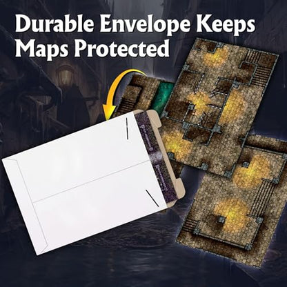 The Dungeons Roleplaying Battlemaps; 16 Modular RPG Maps in 8 Double