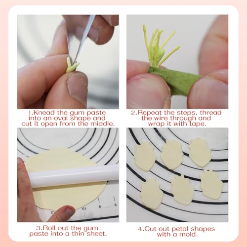 Professional Flower Fondant Mold Set