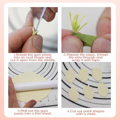 Professional Flower Fondant Mold Set