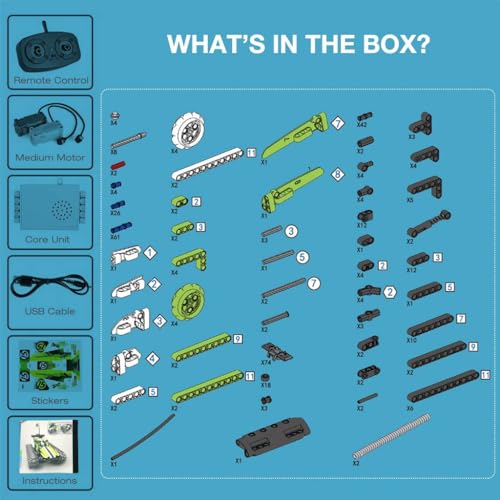 Remote Control Tracked 3in1 Stunt Racer Building Kit
