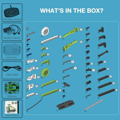 Remote Control Tracked 3in1 Stunt Racer Building Kit