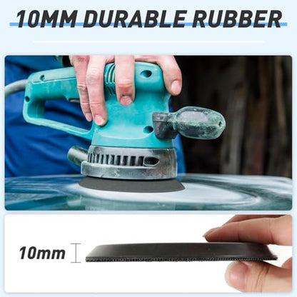 2 Pcs 5 Inch Sander Replacement Pads 8 Hole Hook and Loop mit 3 Screw Hole for Random Orbital Sander (2 Count)