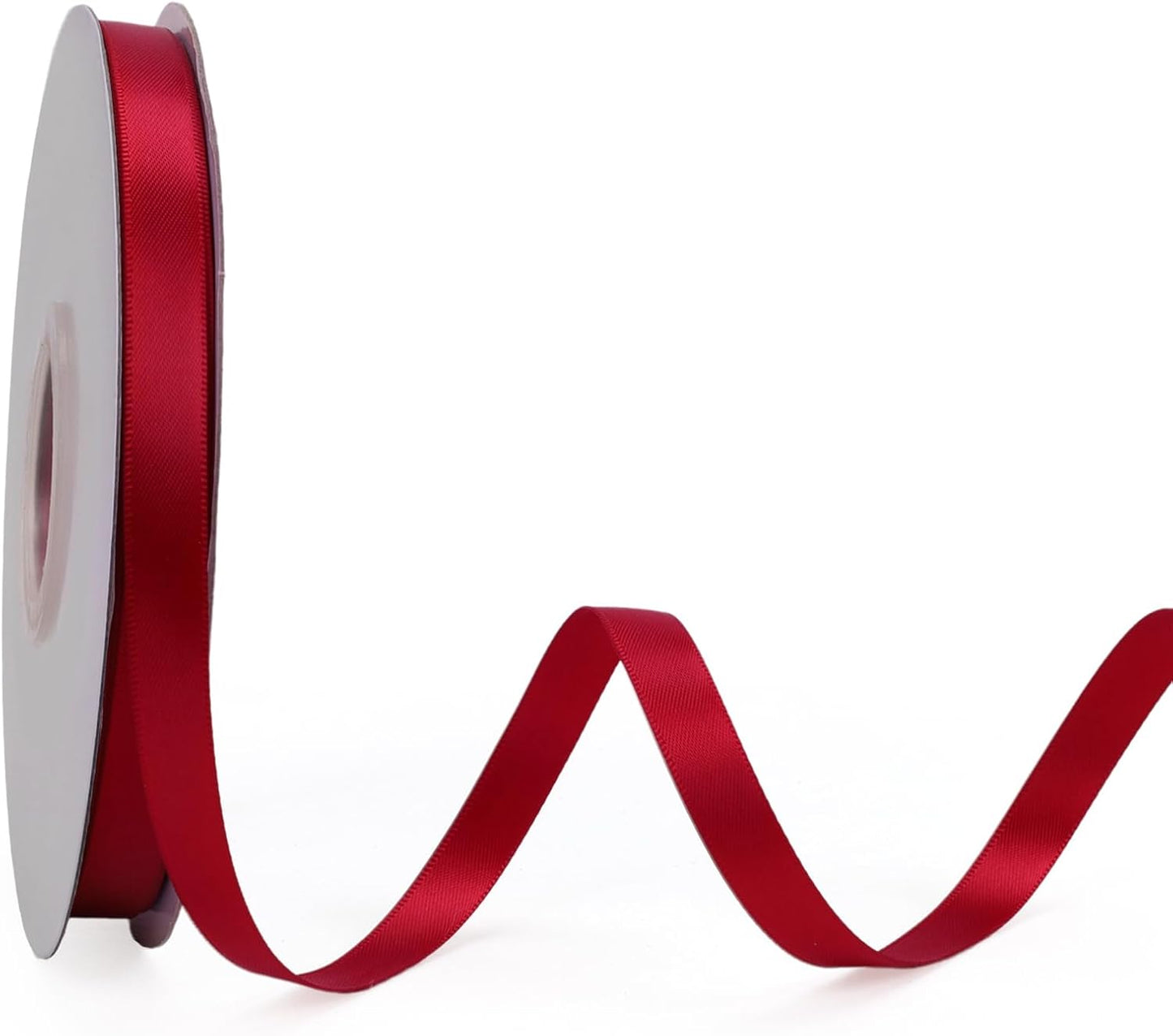 LaRibbons 3/8 Inch 50 Yard Double Faced Satin Ribbon,Red Small Satin Craft Fabric Ribbon for Gift Wrapping Floral Bouquets Wedding Party Decoration - Crafty Corner