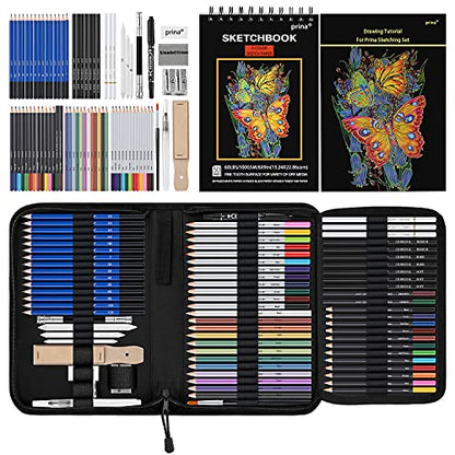 76 Pack Drawing Set Sketching Kit