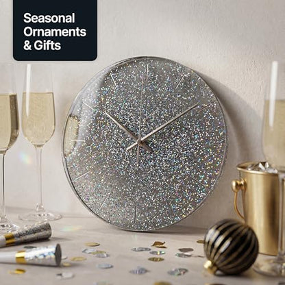 Craft Glitter Gun Metal Grey Holographic 100g Extra Chunky Glitter (3.5 Ounce)