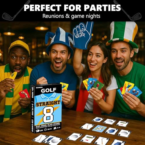 Golf Fast Paced Card Game for Kids & Adults