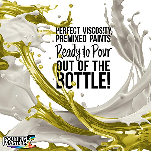 Pouring Masters Lemon Zest Metallic Pearl Ready to Pour Acrylic Pouring Paint (32 Fl Oz)