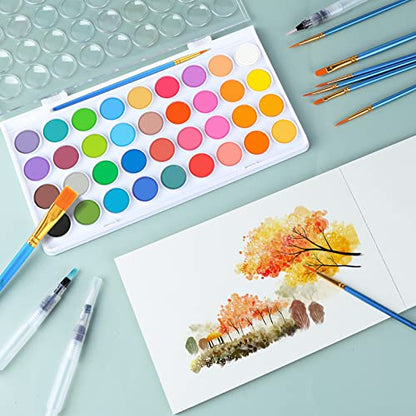 65 Pieces Watercolor Paint Set for Adults Artists