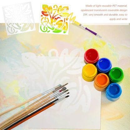 25 Pcs 10mil 12 x 12 Inch Milky Translucent PET Blank Stencil Sheets (25 Count)