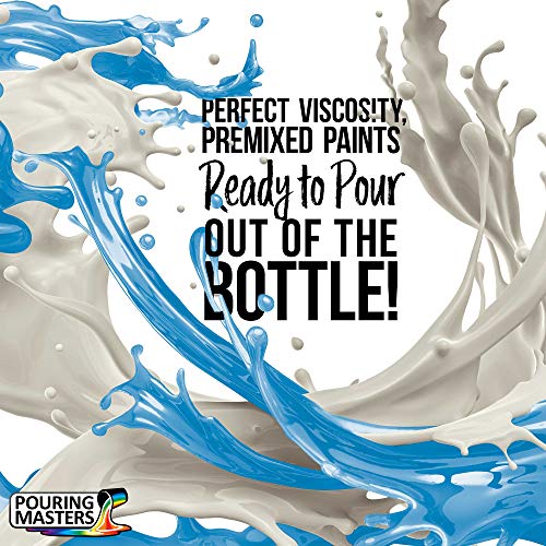 Pouring Masters Cerulean Blue Ready to Pour Acrylic Pouring Paint (8 Fl Oz)