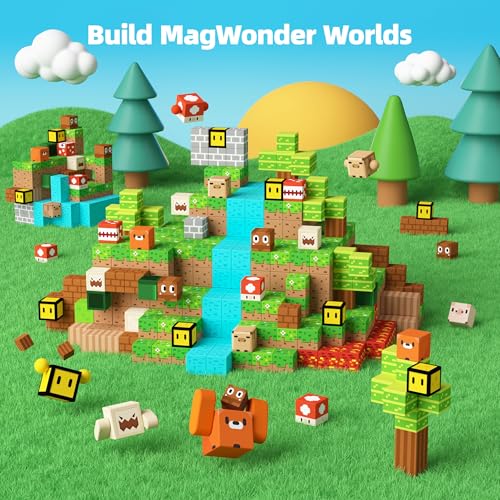 200PCS Magnetic Blocks Building Toys for 3+ Years Old Boys Girls