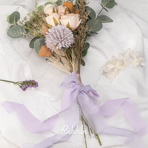 Lilac Purple Chiffon Ribbon 1 (60 Foot)