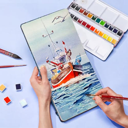 Square Watercolor Journal (24 Count)